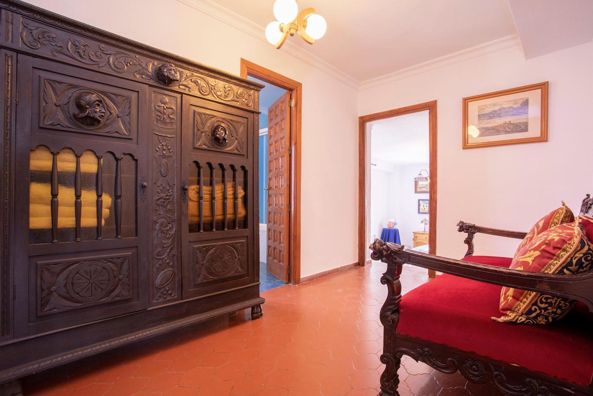 Casa Jardin Del Olivar Con Piscina Privada Alcaucin Bagian luar foto