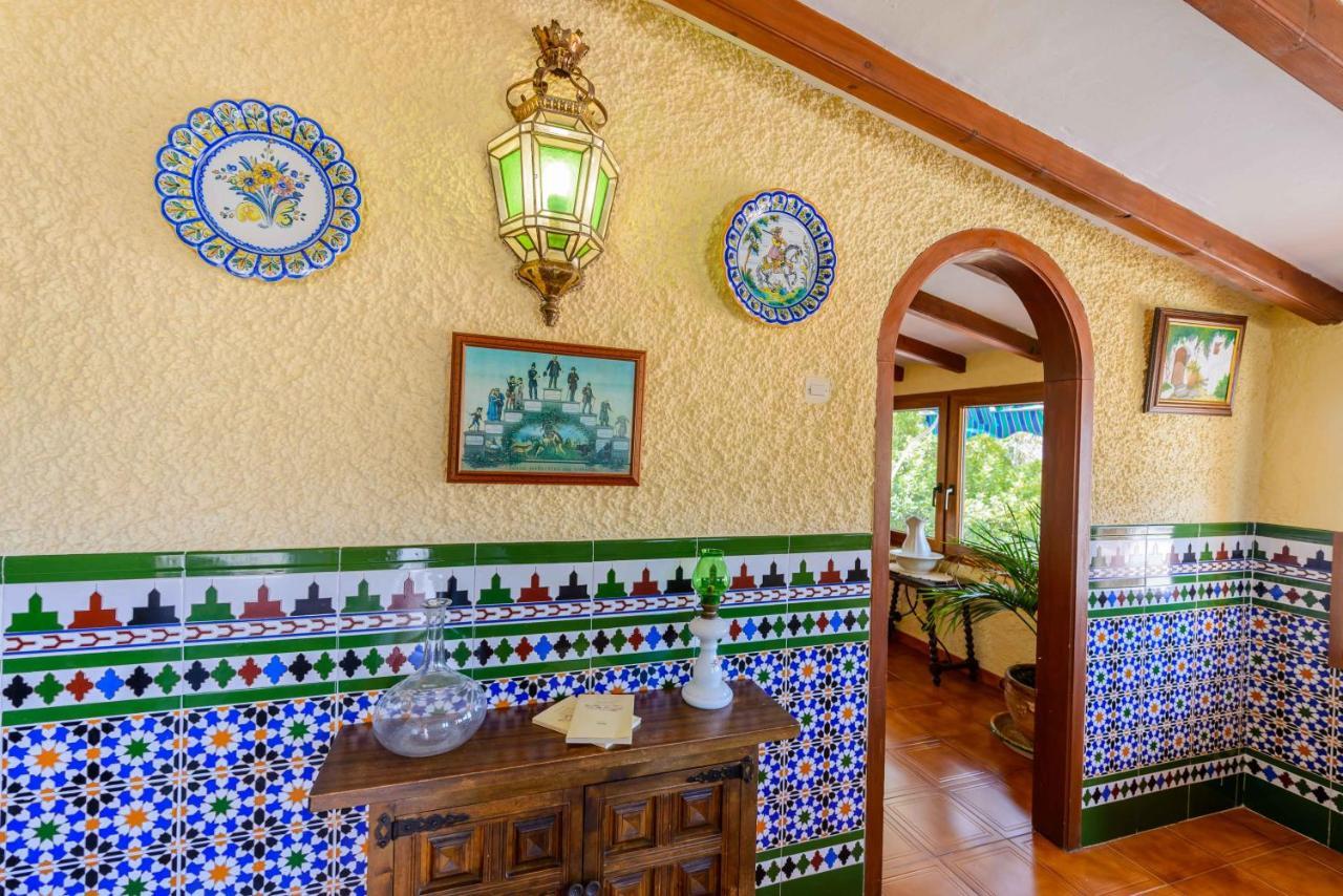 Casa Jardin Del Olivar Con Piscina Privada Alcaucin Bagian luar foto
