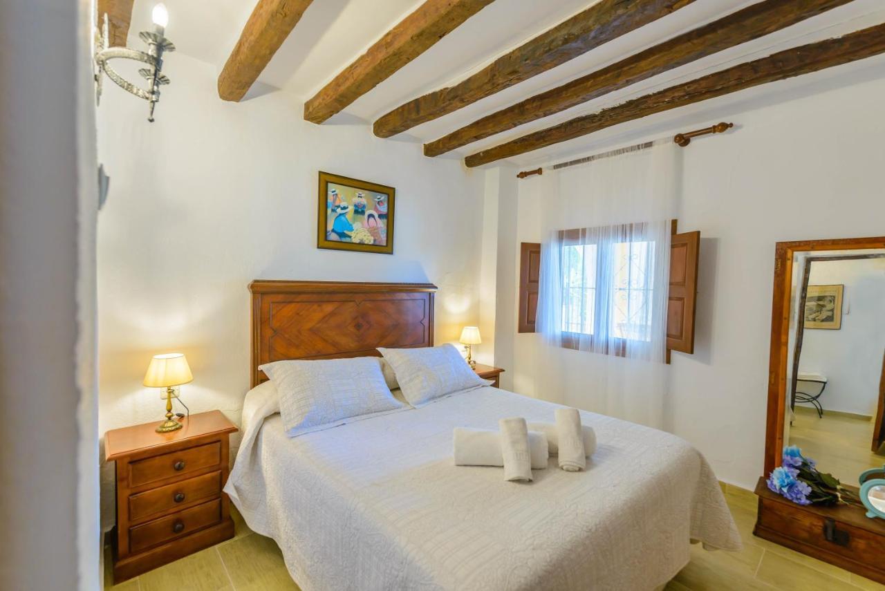 Casa Jardin Del Olivar Con Piscina Privada Alcaucin Bagian luar foto