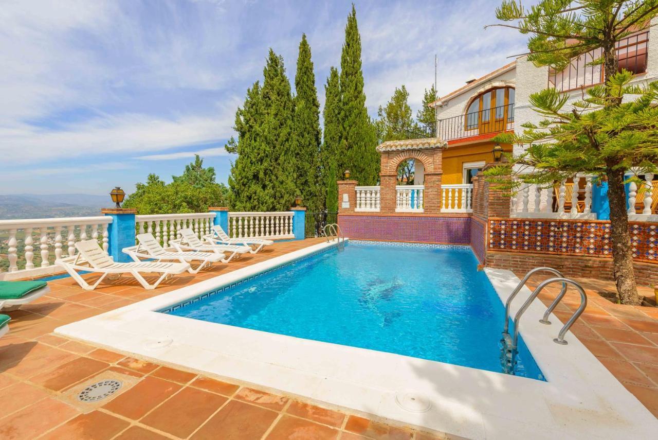 Casa Jardin Del Olivar Con Piscina Privada Alcaucin Bagian luar foto