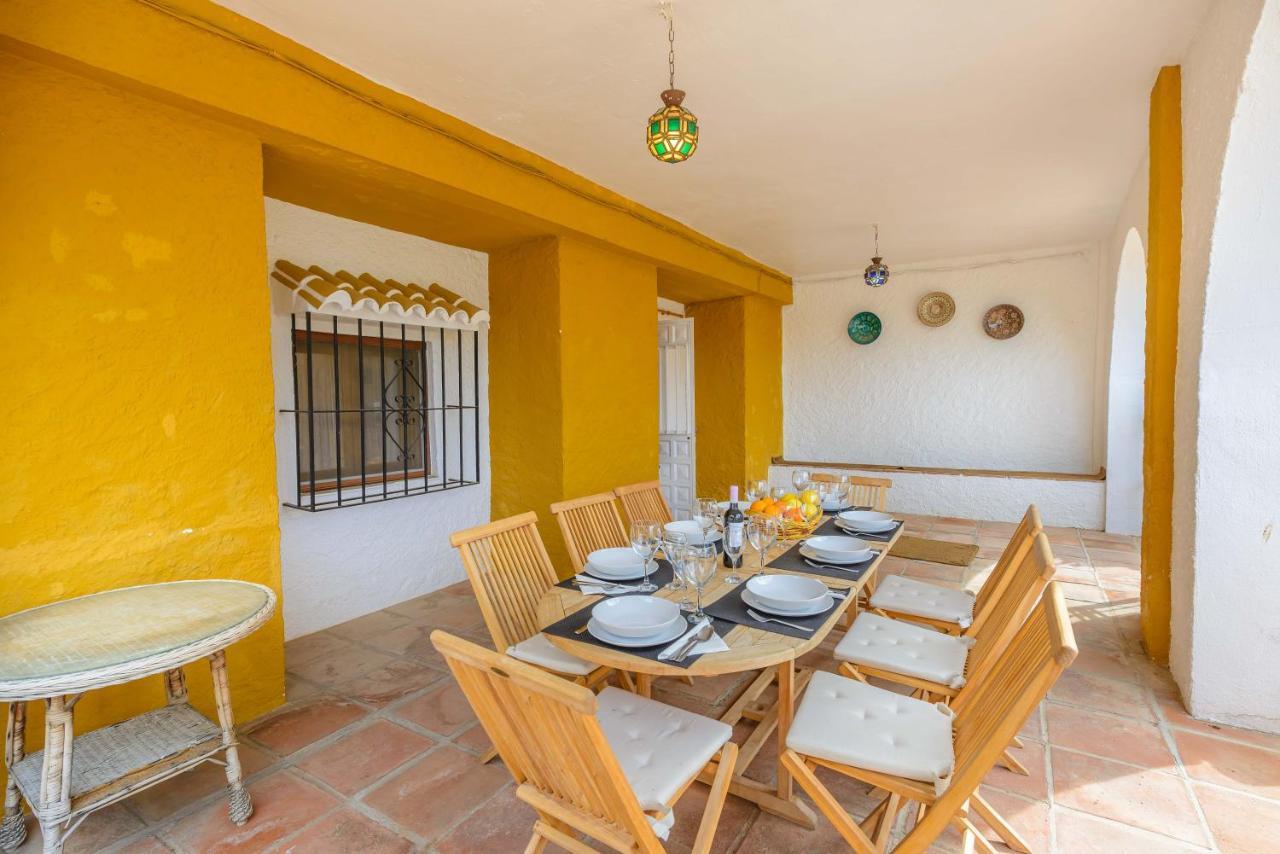 Casa Jardin Del Olivar Con Piscina Privada Alcaucin Bagian luar foto