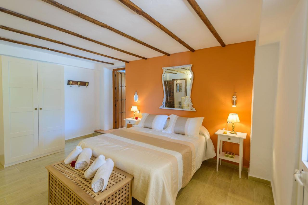 Casa Jardin Del Olivar Con Piscina Privada Alcaucin Bagian luar foto