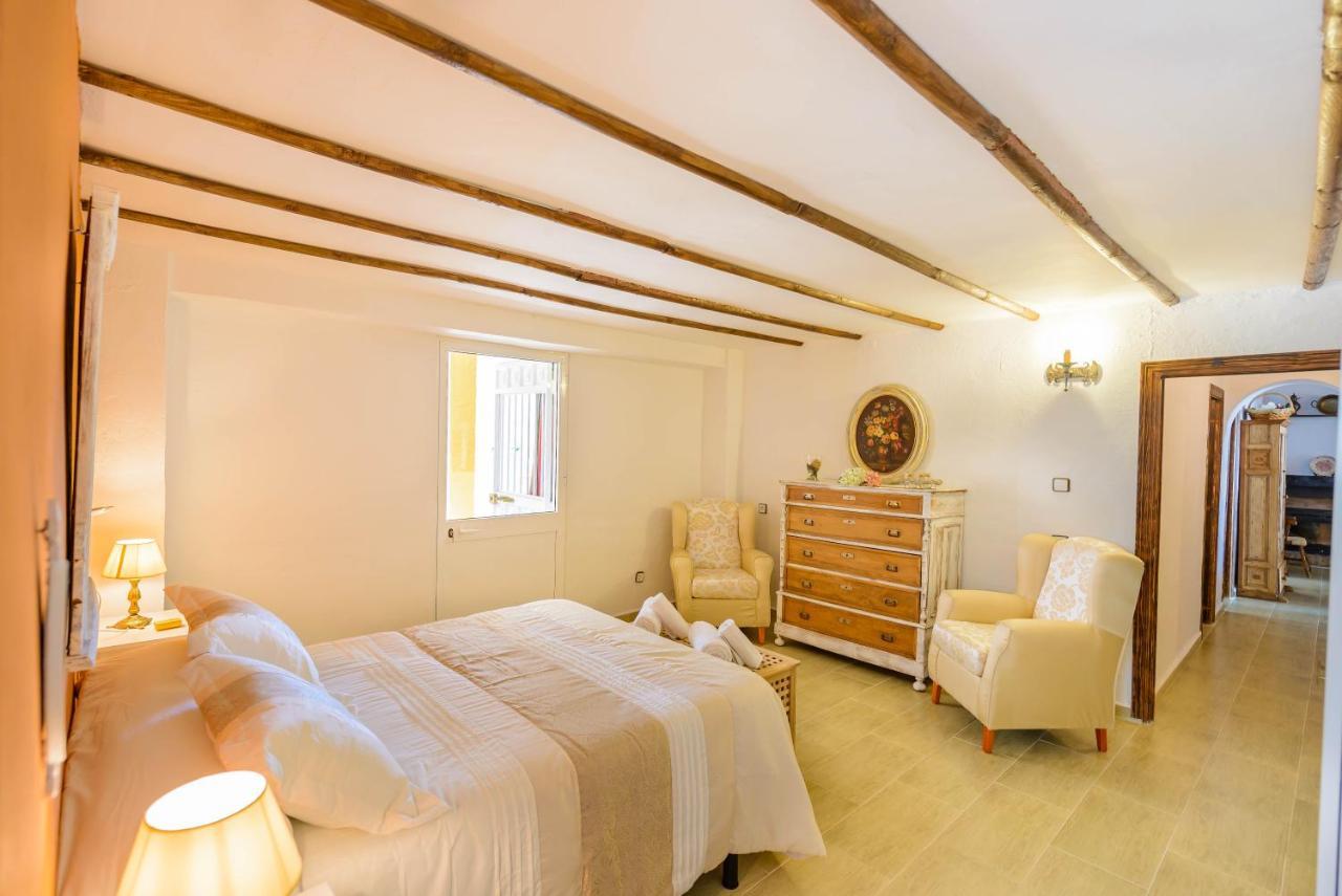 Casa Jardin Del Olivar Con Piscina Privada Alcaucin Bagian luar foto