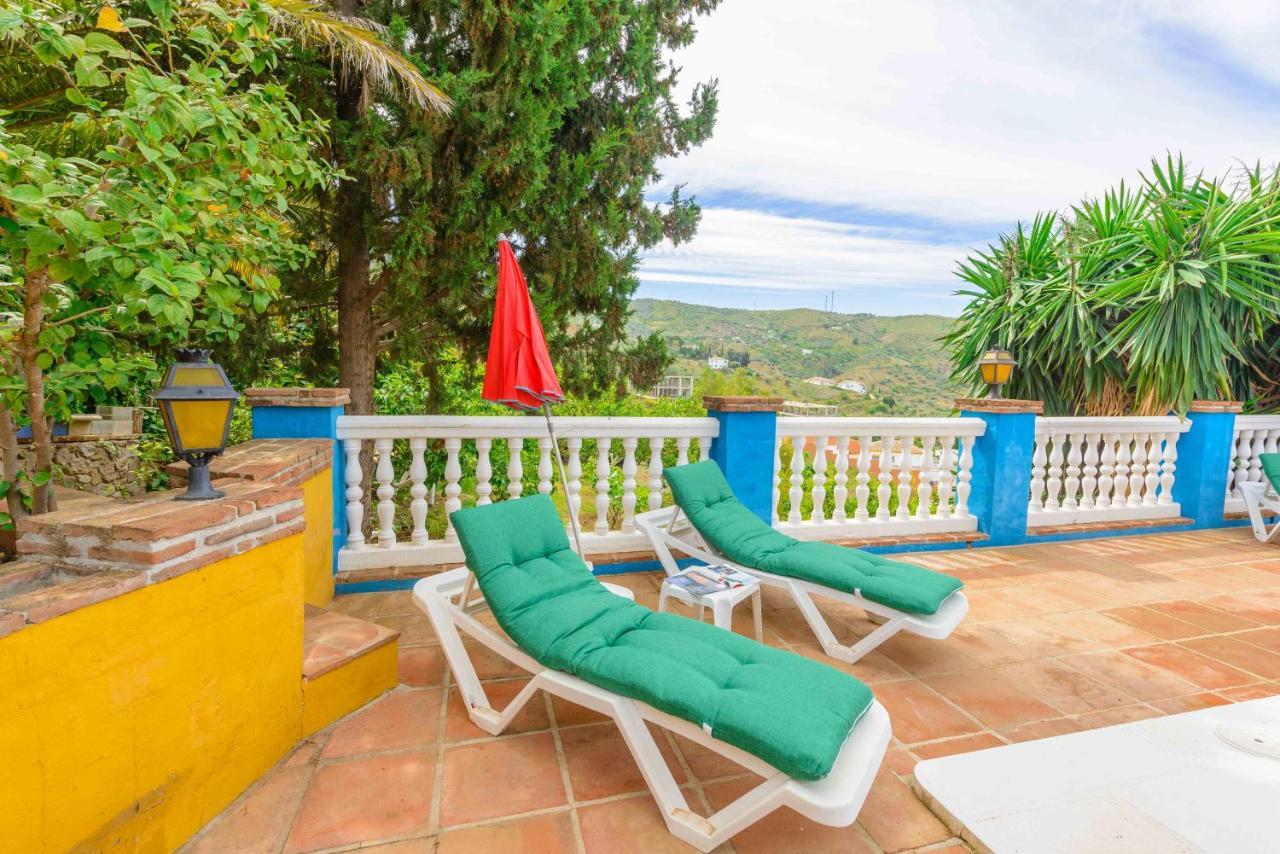 Casa Jardin Del Olivar Con Piscina Privada Alcaucin Bagian luar foto