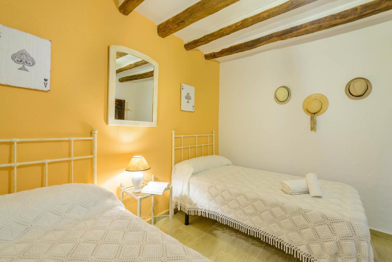 Casa Jardin Del Olivar Con Piscina Privada Alcaucin Bagian luar foto
